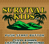 Survival Kids Title Screen